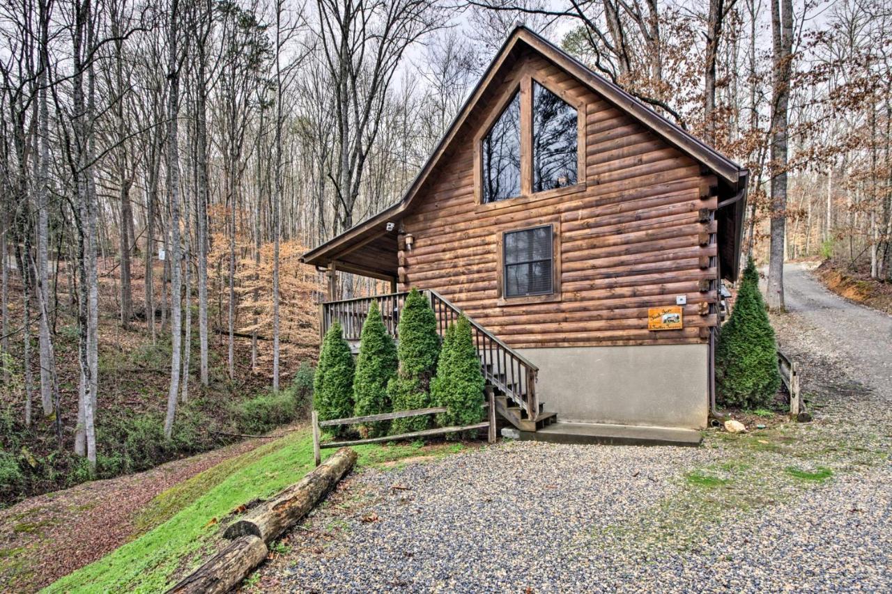 Bryson City Vacation Rental With Hot Tub And Fire Pit! エクステリア 写真